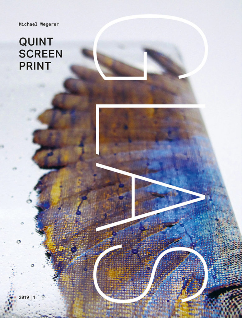 Buchcover Quint Screen Print: Glass